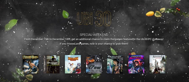 Ubisoft предложила геймерам набор из семи бесплатных игр