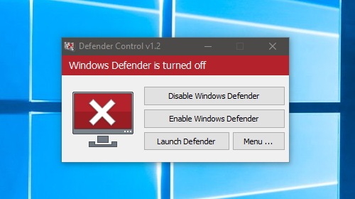 Defender Control — управляем Защитником Windows