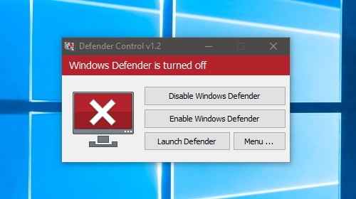 Defender Control    Windows