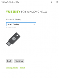 YubiKey      Windows Hello