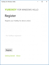 YubiKey      Windows Hello