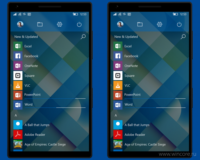 :  Windows 10 Mobile. .