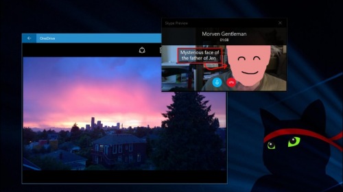 Skype обзавёлся поддержкой функции «картинка-в-картинке»