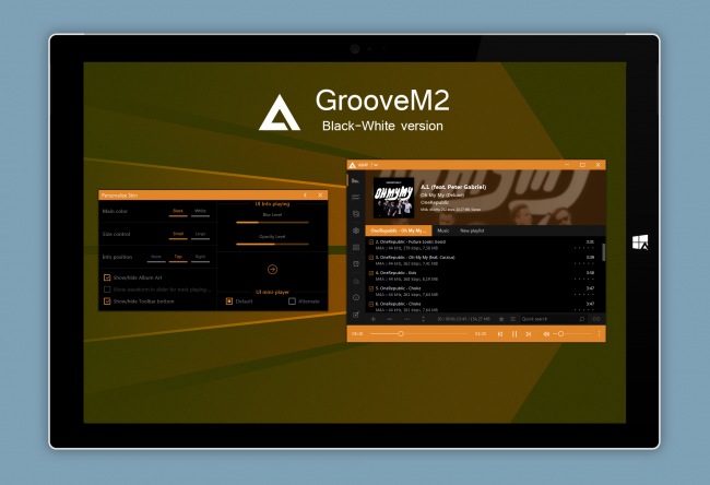 GrooveM2 AIO Black-White      