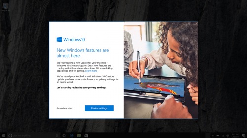 :   Windows 10 Creators Update   11 