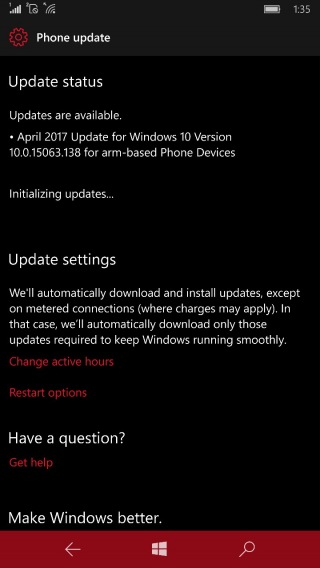 Windows 10 Mobile  .  ?