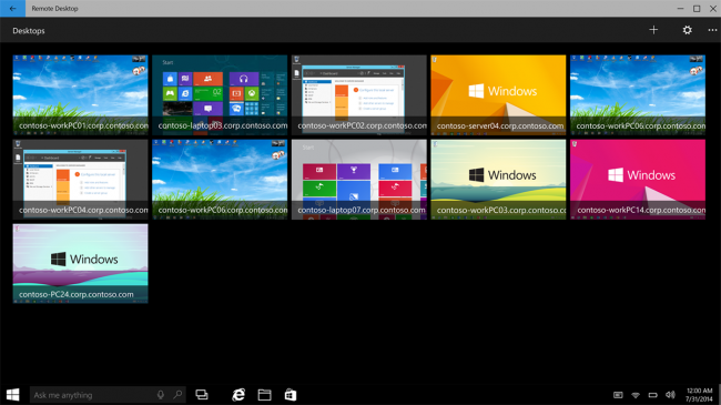  Microsoft Remote Desktop Preview   