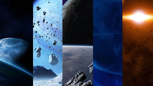 Space QHD — космические пейзажи для смартфонов