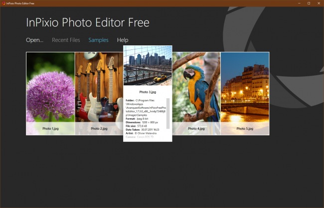 InPixio Photo Editor      