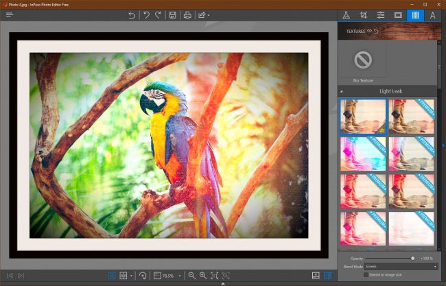 InPixio Photo Editor — неплохое приложение для обработки фотографий