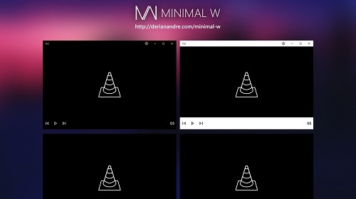 Minimal W — минималистичный скин для VLC