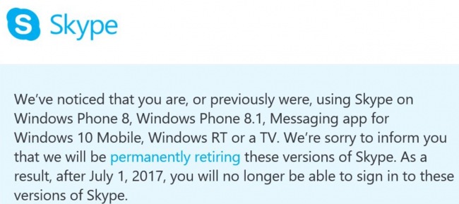 Microsoft  Skype  Windows Phone, RT  