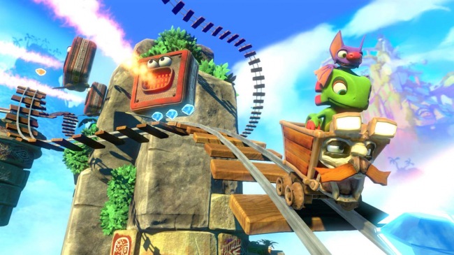 Yooka-Laylee — забавный платформер с открытым миром