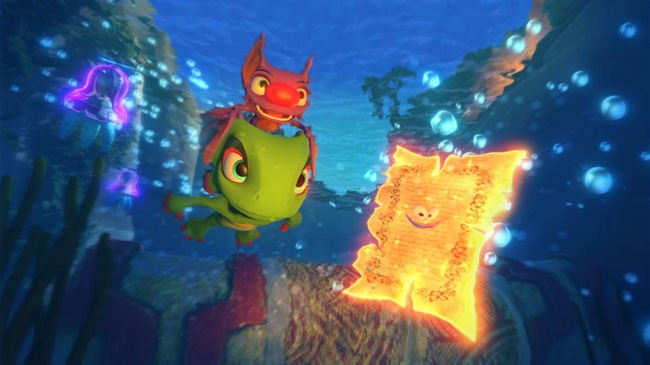Yooka-Laylee — забавный платформер с открытым миром