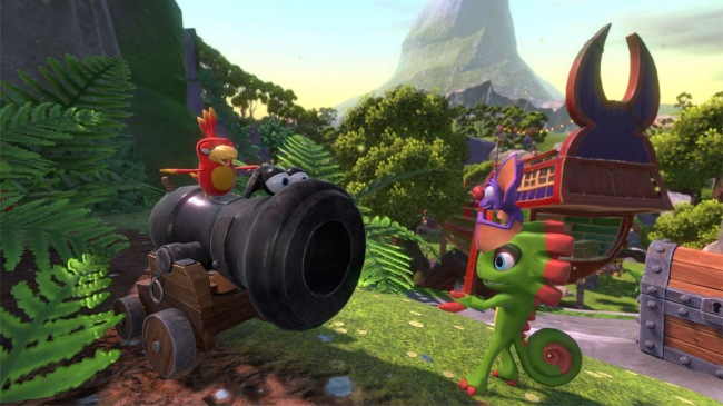 Yooka-Laylee — забавный платформер с открытым миром