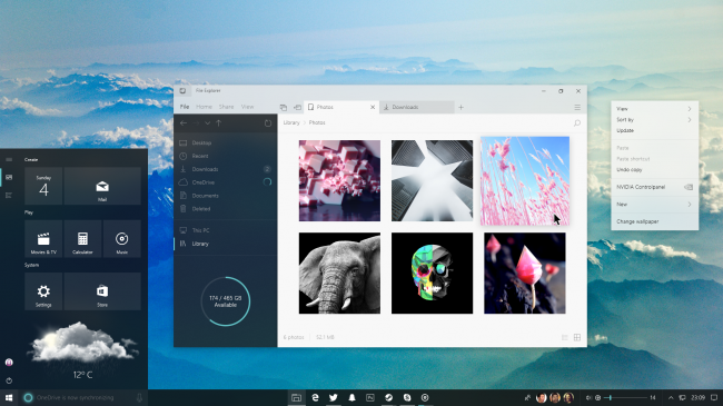       Windows 10   Fluent Design