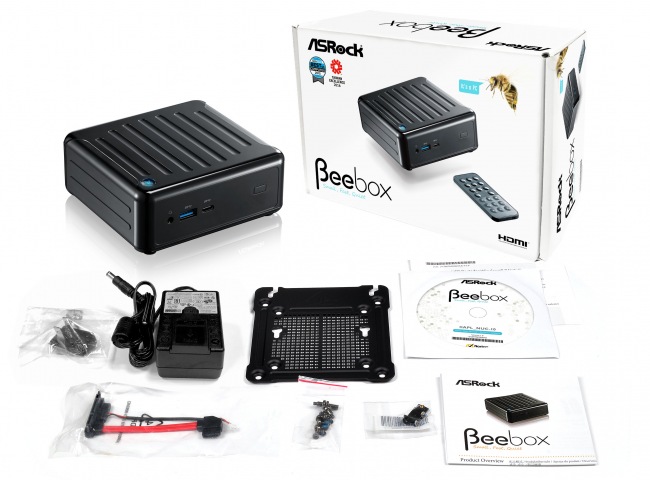 ASRock Beebox J4205 — небольшой компьютер с пультом и поддержкой трёх мониторов