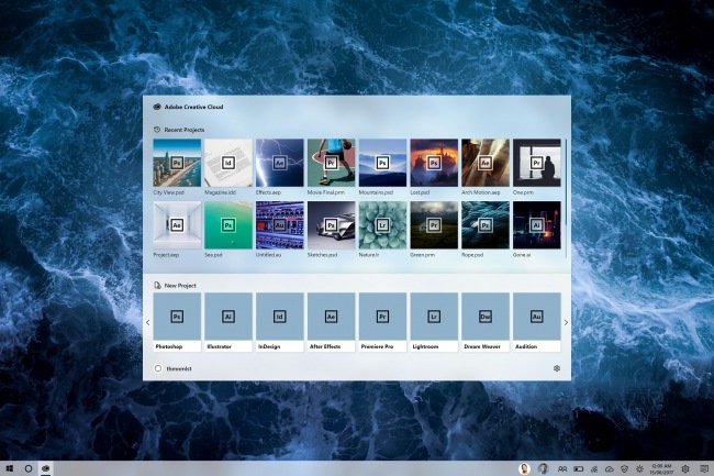: Adobe CC   Fluent Design