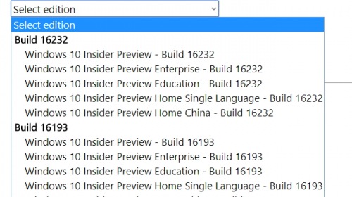  ISO- Windows 10 Insider Preview 16232