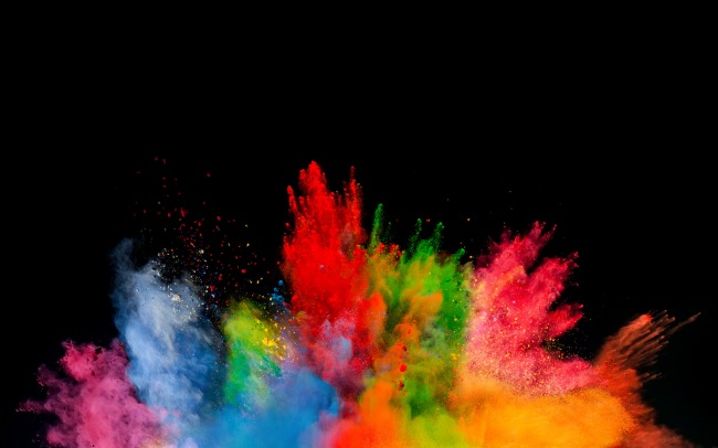 Color Explosion — яркие обои для рабочего стола