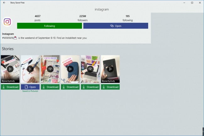 Story Saver Free     Instagram