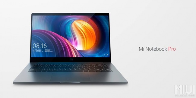 Xiaomi Mi Notebook Pro — стильный, мощный ноутбук