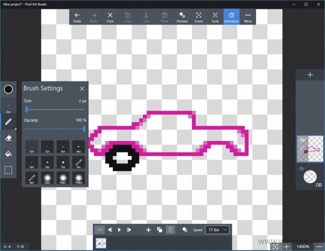 Pixel Art Studio — отличный редактор пиксельной графики