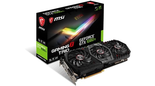 MSI GeForce GTX 1080 Ti Gaming X Trio — видеокарта с поддержкой бесшумного и игрового режимов