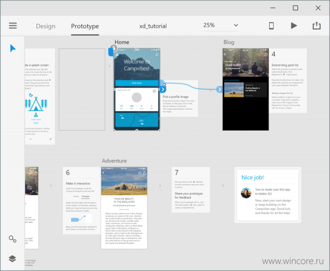    Adobe XD  Windows 10