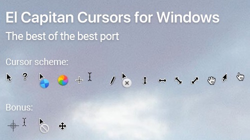 El Capitan ursors      mac OS