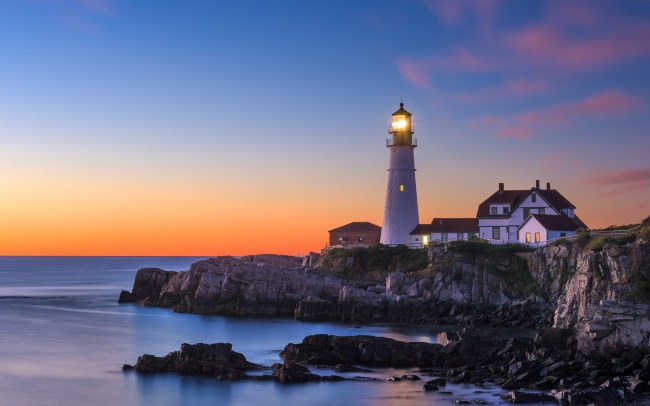 Lighthouses by Day and Night      