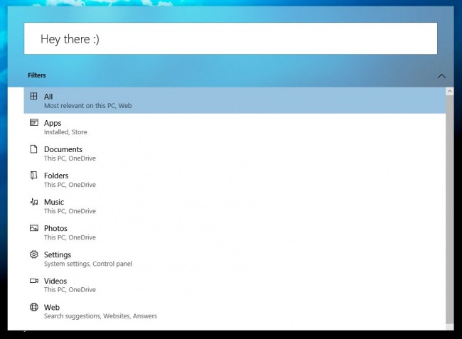 Microsoft готовит совершенно новый интерфейс для Поиска и Cortana