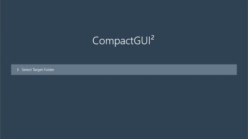 CompactGUI — легко сжимаем тяжёлые программы и игры