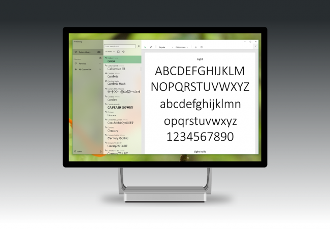 Концепт: Font Catalog — современный инструмент для управления шрифтами