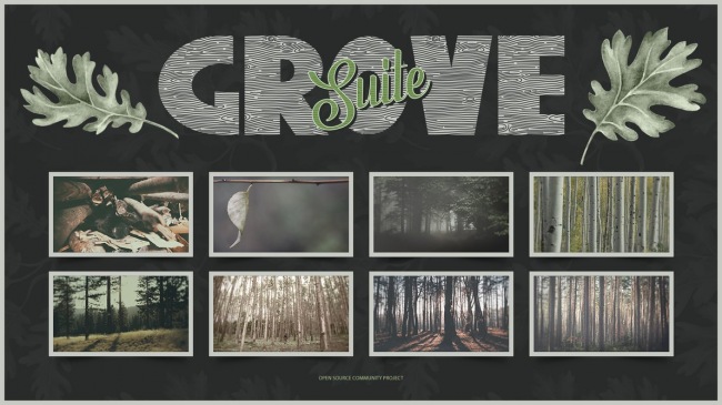 GROVE Suite — симпатичный набор из темы, иконок и обоев