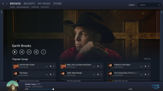 Для Windows 10 выпущено приложение Amazon Music