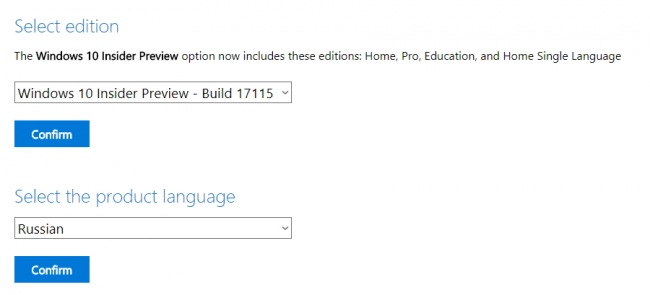 Windows Insider: ISO- Windows 10 Insider Preview 17115