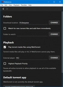 WebTorrent Desktop    