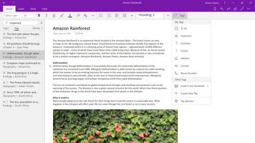 OneNote  Windows 10  OneNote 2016  Office 365  Office 2019