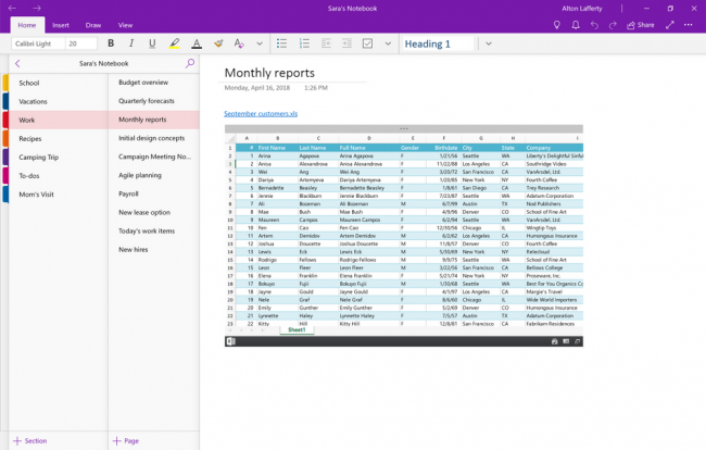 OneNote  Windows 10  OneNote 2016  Office 365  Office 2019