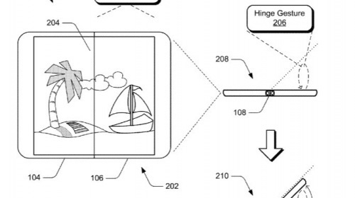 Microsoft продолжает получать патенты для  устройства со складным экраном