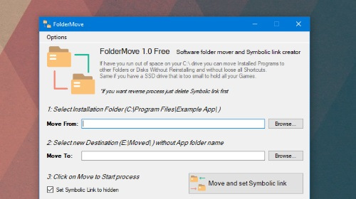 FolderMove — легко освобождаем SSD
