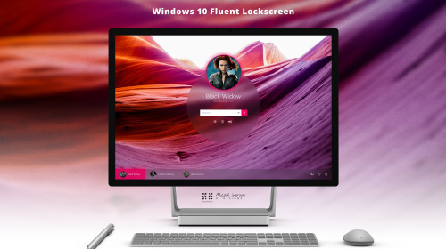 Концепт: Fluent Lock Screen — свежий взгляд на экран блокировки