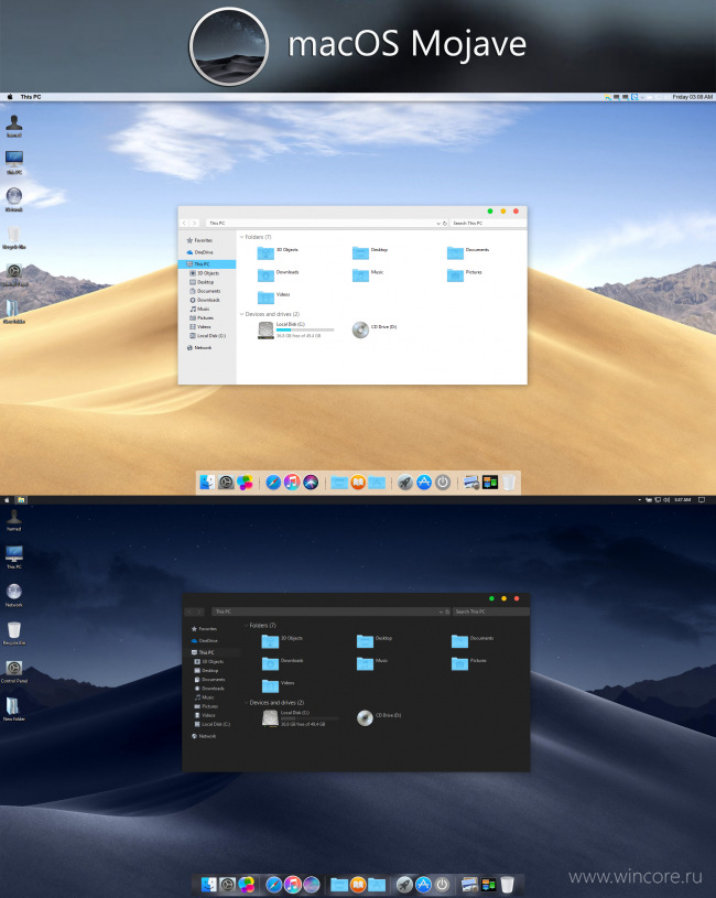 macOS Mojave Dynamic Theme        Apple