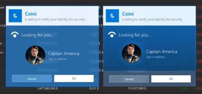 : Fluent Windows Hello      