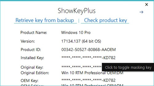 ShowKeyPlus       Windows