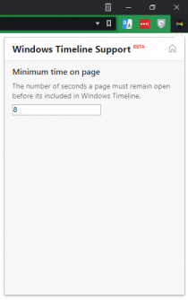 Windows Timeline Support     Chrome  Firefox