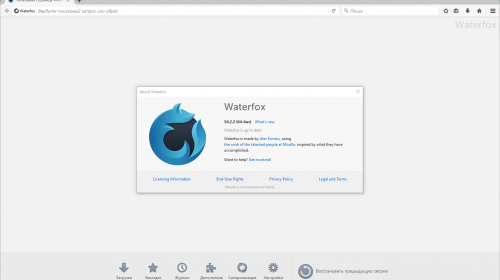 Waterfox — быстрый и этичный браузер