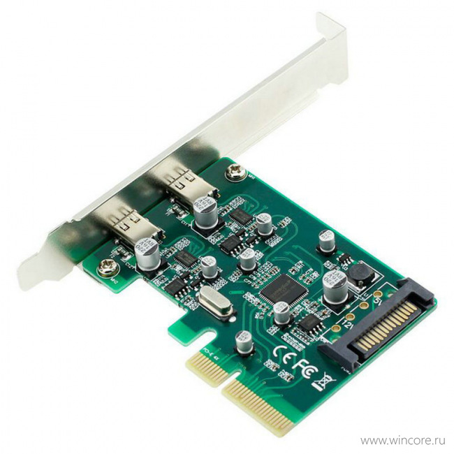 Great-Q Dual USB-C PCIe Card        