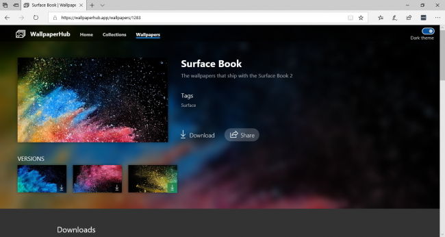 WallpaperHub — обои для фанатов Windows, Surface и Xbox